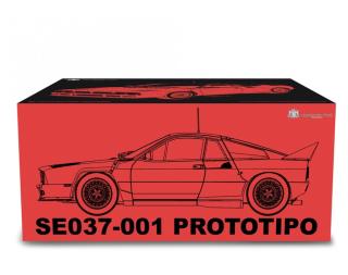 Lancia Rally SE-037 0001 Prototipo 1980 Rosso Laudoracing 1:18 Resinemodell (Türen, Motorhaube... nicht zu öffnen!)